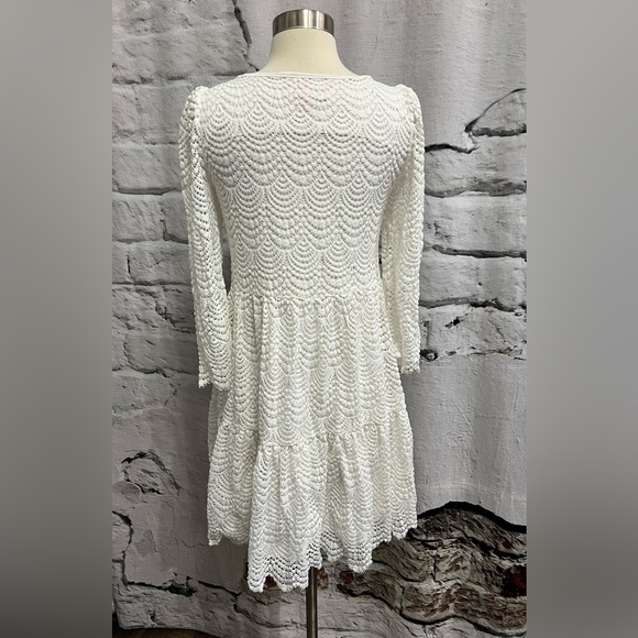 Lilly Pulitzer Resort White Geanna Scalloped Shell Lace Swing Dress - Picture 7 of 8